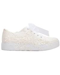 Forever & Always Shoes - Elise Lace Bridal Sneakers - Lyst