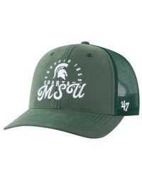 '47 - Michigan State Spartans Pitstop Trucker Adjustable Hat - Lyst