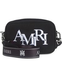 Amiri - Staggered Logo Canvas Camera Bag - Lyst