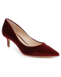 Badgley Mischka - Enola Pointed Toe Kitten Heel Pump - Lyst