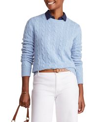 Vineyard Vines - Cable Stitch Cashmere Sweater - Lyst
