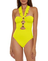 SOLUNA - Ruffle Strappy One-piece Swimsuit - Lyst