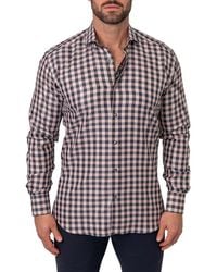 Maceoo - Einstein Squares Regular Fit Plaid Button-Up Shirt - Lyst