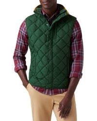 Mizzen+Main - Belmont Quilted Water Resistant Recycled Polyester Vest - Lyst