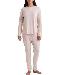Papinelle - Jada Long Sleeve Cotton Pajama Top - Lyst