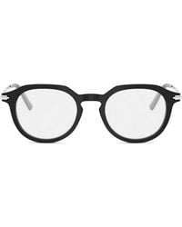 Dior - Blacksuit R10I 49Mm Small Round Optical Glasses - Lyst