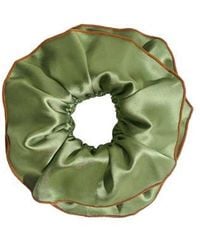 Lost Pattern - Maxi Flower Double-Layer Oversized Silk Scrunchie - Lyst