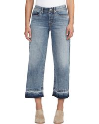 Jag - Ava Release Hem Pull-on Mid Rise Wide Leg Jeans - Lyst