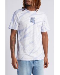 Vans - Peaked Tie Dye Cotton Graphic T-shirt - Lyst