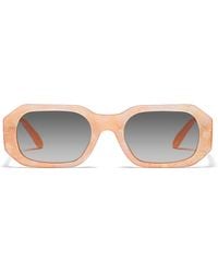 Quay - Hyped Up 38mm Gradient Square Sunglasses - Lyst