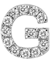 Bony Levy - Single Initial Earring - Lyst