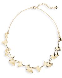 Nordstrom - Ginkgo Leaf Collar Necklace - Lyst