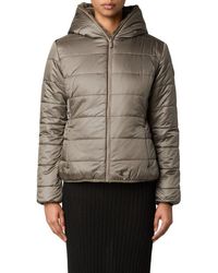 Save The Duck - Laila Faux Fur Lined Reversible Recycled Polyester Puffer Jacket - Lyst