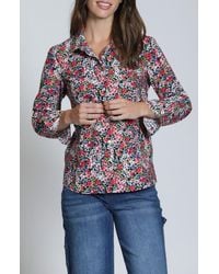 Apny - Classic Floral Button-Up Shirt - Lyst