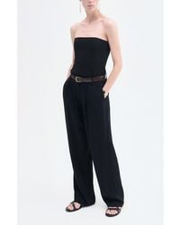Co. - Strapless Viscose Bustier Fitted Top - Lyst