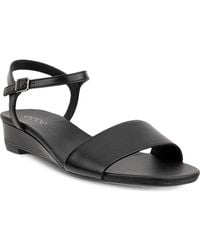 Ecco - Astrid Ankle Strap Wedge Sandal - Lyst