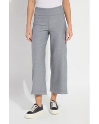 Lyssé - Jovie Reversible Pull-On Crop Wide Leg Pants - Lyst