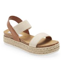 steve madden gabi espadrille platform sandal