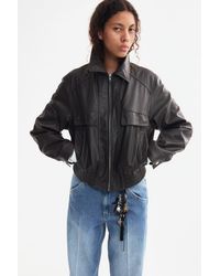H&M - Oversized Coated Jacket - Lyst