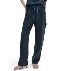 Rag & Bone - Atlas Linen Drawstring Carpenter Pants - Lyst