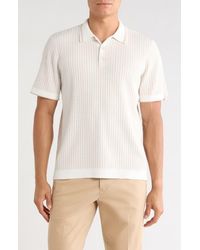 Rag & Bone - Harvey Rib Polo Sweater - Lyst