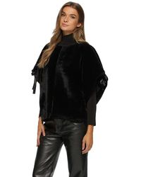 Gorski - Short Sleeve Shearling Lamb Jacket - Lyst