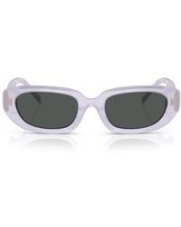 Tory Burch - T Monogram Rectangle Sunglasses, One Size - Lyst