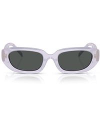 Tory Burch - T Monogram Rectangle Sunglasses, One Size - Lyst