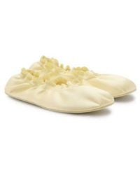 Mango - Satin Ballet Flat - Lyst