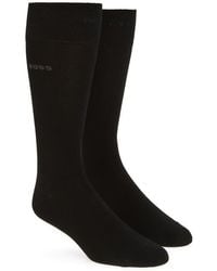 BOSS - 2-Pack Solid Cotton Blend Dress Socks - Lyst