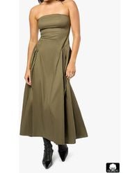 WeWoreWhat - Strapless Corset Ruched Dress - Lyst