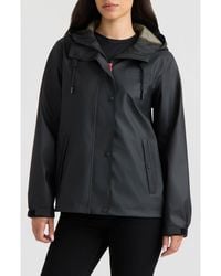 HUNTER - Dina Cropped Rubberized Rain Jacket - Lyst