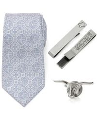 Cufflinks Inc. - Don'T Mess With Texas Silk Tie, Lapel Pin & Tie Bar Gift Set - Lyst