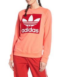 adidas Originals Trefoil Hoodie in Green Lyst adidas Originals Hoodie Trefoil Logo GraphicsMulticolor