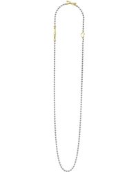 Lagos - Signature Caviar Two-tone Beaded toggle Necklace - Lyst
