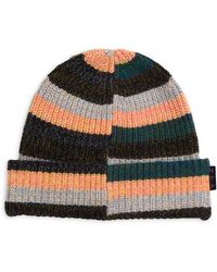 Waste Yarn Project - Kaja Stripe One Of A Kind Beanie - Lyst