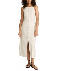 Rebecca Taylor - Structured Button Front Midi Dress - Lyst