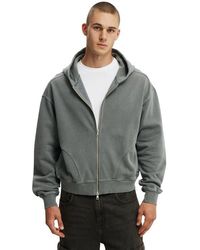 Cotton On - Cropped Zip Up Hoodie - Lyst