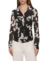 Sanctuary - Mesh Button-Down Shirt - Lyst