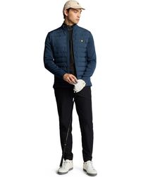 Lyle & Scott - Hybrid Quilted Full Zip Golf Jacket - Lyst