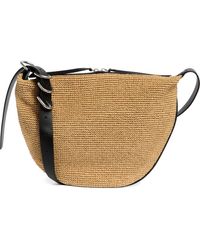 Rag & Bone - Medium Mercer Woven Straw Hobo Bag - Lyst