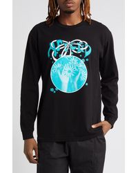 Afield Out - Petals Long Sleeve Cotton Graphic T-shirt - Lyst
