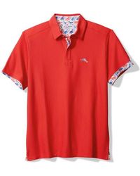 Tommy Bahama - Flamingo Mingle Islandzone Piqué Performance Polo - Lyst