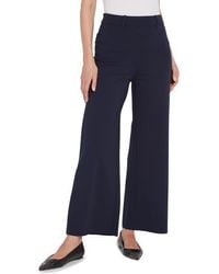 Lyssé - Ntials Erin High Waist Ankle Wide Leg Ponte Pants - Lyst