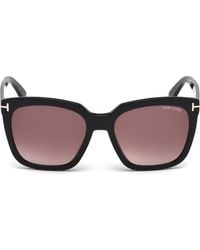 Tom Ford - Amarra 55Mm Gradient Square Sunglasses - Lyst