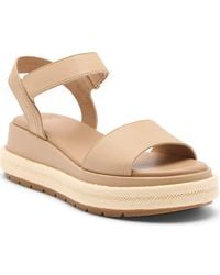 Sorel - Sunpeak Ankle Strap Platform Sandal - Lyst