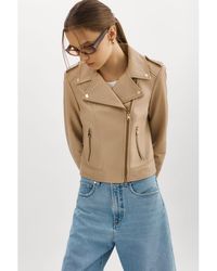 Lamarque - Iconic Leather Biker Jacket - Lyst