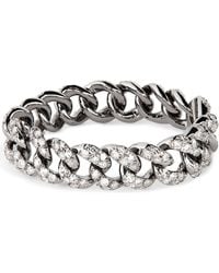 SHAY - Mini Pavé Diamond Link Ring - Lyst