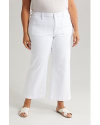 Kut From The Kloth - Meg Patch Pocket High Waist Ankle Wide Leg Jeans - Lyst