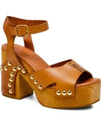 Free People - Cecily Ankle Strap Platform Sandal - Lyst